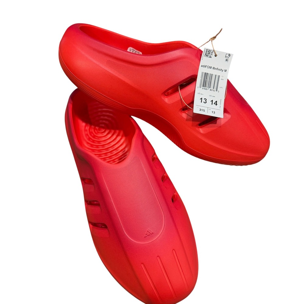 adidas adiFOM IIInfinity Mule 001 Men Size 13 Red New JI4552 Basketball Shoes